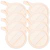Beaupretty 8pcs Natural Loofah Exfoliating Pads for Makeup Removal and Facial Cleansing Soft and Scrubber for Smooth Skin for Daily Use view 1