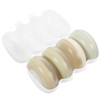 Healvian Travel Containers for Toiletries 3Oz Cosmetic Jars with Lids Leak-Proof Refillable Lotion Bottles and Cream Storage for Makeup and Lip Balm
