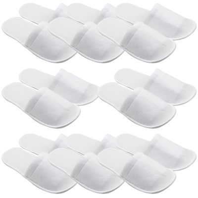 Beaupretty 8 Pairs Spa Slippers Hotel Slippers Nonslip for Women Men Home Guests Bulk Pack