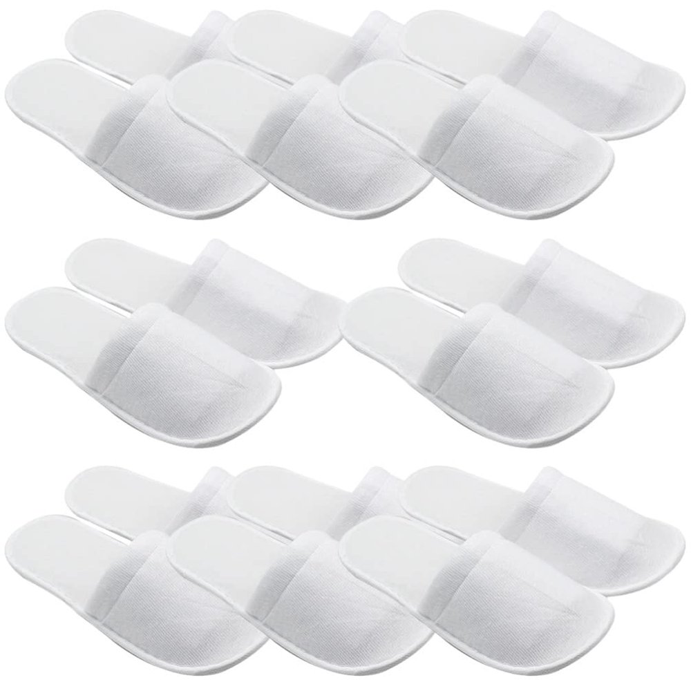 Beaupretty 8 Pairs Spa Slippers Hotel Slippers Nonslip for Women Men Home Guests Bulk Pack