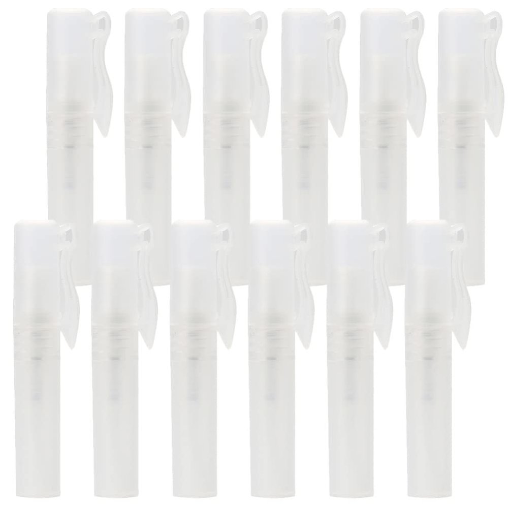 Beaupretty 12pcs Travel Empty Spray Bottles Portable Perfume Atomizers Airtightness for Liquids for Travel Cosmetics Use