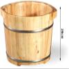 Handmade Massage Bucket Foot Bath, Foot Spa Wash Bucket Feet Bath Basin Tub Foot Bath Spa Bowl for Feet Stress view 2