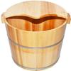 SLLSHG Adult Wooden Foot Basin, Household with Foot Bath Barrel, Foot Bath, Foot Bath Barrel Household, Foot Bath, Fragrant Fir Barrel, Foot Spa Bath Massager view 1