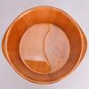 Foot Wash Basin for Foot Bath,Foot Soaking Tub,Foot Spa Bucket with Massage,Solid Cedar Wood Foot Soaking Barrel Bucket Foot Spa Household Wash Ba (Size : A) view 2