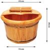 SLLSHG Pedicure Barrels Pedicure Bowl Spa Massage for Soaking Feet Massager Foot Tub Foot Bath Spa Bowl view 2
