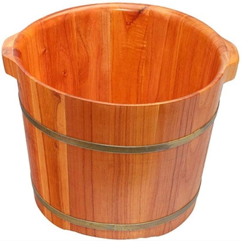 Sauna Wooden Bucket,Foot Massage Spa for Home,Relax Pedicure Foot Bath,Foot and Leg Spa for Adults