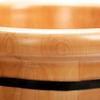 Household Foot Bath Barrel, Foot Spa Bath,Thick Sturdy Wood Spa Basin, Maintain Water Temperature and Relieve Foot Pressure (Size : A) view 3