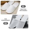 Beaupretty Travel Slipper Zapatilla De Mujer 8 Pairs Disposable Slippers Man Slippers Hotel for Women Men s Men Disposable Hotel Bulk Slipper Women's Household Cloth view 4