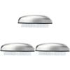 Mikinona 3pcs Professional Stainless Steel Nail Brush for Manicure and Kitchen Cleaning Versatile Scrubbing Brush Flexible Bristles for Gentle Use and Easy Storage view 1