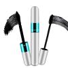 2 Pack 2 in 1 5x Longer Washable Mascara, 4D Silk Fiber Lash For VIBELY Mascara, No Clumping, Long-lasting Black view 1