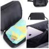 Laceeze Defiance Match Day Travel Wash Bag - Toiletry Bag for Men, Water-Resistant Perfect for The Gym, Shaving, Organizer Bag, Shower, Bathroom with Handle and Double Zip (Black) view 2