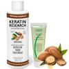 Brazilian Keratin Hair Treatment Complex Blowout LONG Lasting Keratin Treatment with Argan Oil Straightening Smoothing Professional Results Keratina Keratin Research (5oz, 150ml) view 1