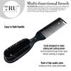 TRU BARBER PRO Fading Brush 2PCS Bundle, Barber Fade Brush, Cleaning Brush for clippers,Beard Brush,Stylist Comb Hair Styling Tool view 4