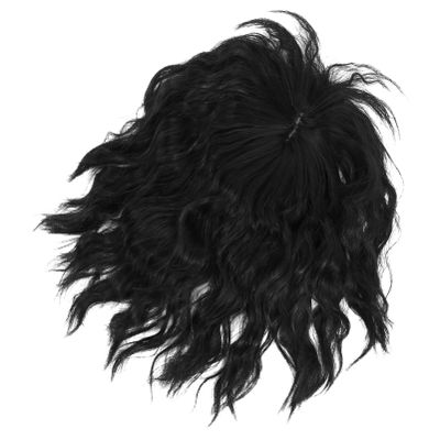 KALLORY Invisible Curly Bangs Hairpiece for Women Clip Hair Extensions Natural Look Replacement Fringe for Daily Use Parties Weddings and Cosplay