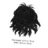 KALLORY Invisible Curly Bangs Hairpiece for Women Clip Hair Extensions Natural Look Replacement Fringe for Daily Use Parties Weddings and Cosplay view 2