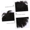 KALLORY Invisible Curly Bangs Hairpiece for Women Clip Hair Extensions Natural Look Replacement Fringe for Daily Use Parties Weddings and Cosplay view 4