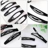 KALLORY 180pcs Drop Shaped Hair Clips for Women Elegant Black Non-crease Barrettes for Parties Weddings and Daily Use view 2