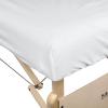 Simplicity Plus Sized Extra Wide Massage Table Fitted Sheet Poly-Cotton. Fits Extra Wide Massage Tables. Professional Quality. 37 x 78 x 7.5 Inches, 55% Polyester, 45% Cotton - White view 3