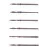 MZCMSL Flame Shape Diamond Cuticle Nail Drill Bit Set, 6pcs Pro Manicure Drill Bits for Nail Prep, 3/32 Shank efile Bit(Fine+Medium) view 3