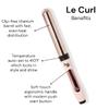 L'ANGE Hair Le Curl 32 MM Titanium Curling Wand | Professional 1.25 Inch Curling Iron for All Hair Types | Clip Free Hair Curler | Best Curling Wand for Tighter Curls & Beach Waves view 3