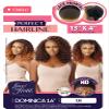 Outre Perfect Hairline 13x4 HD Lace Front Wig DOMINICA 16" (dr chocolate cream) view 2