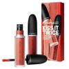 MAC Kiss It Twice Powder Kiss Liquid Duo: Orange view 1