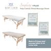 Simplicity Plus Sized Extra Wide Massage Table Fitted Sheet Poly-Cotton. Fits Extra Wide Massage Tables. Professional Quality. 37 x 78 x 7.5 Inches, 55% Polyester, 45% Cotton - Natural view 2