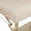 Simplicity Plus Sized Extra Wide Massage Table Fitted Sheet Poly-Cotton. Fits Extra Wide Massage Tables. Professional Quality. 37 x 78 x 7.5 Inches, 55% Polyester, 45% Cotton - Natural view 3