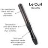 L'ANGE Hair Le Curl 32 MM Titanium Curling Wand | Professional 1.25 Inch Curling Iron for All Hair Types | Clip Free Hair Curler | Best Curling Wand for Tighter Curls & Beach Waves view 2