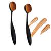 2 Pack Toothbrush Foundation Brush Oval Makeup Brush Loose Powder Toothbrush Brushes for Blending Liquid, Cream, Flawless Powder Cosmetics Tools view 1
