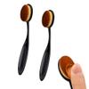 2 Pack Toothbrush Foundation Brush Oval Makeup Brush Loose Powder Toothbrush Brushes for Blending Liquid, Cream, Flawless Powder Cosmetics Tools view 3