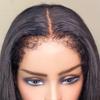Jnymell Kinky Hairline 13X6 HD Lace Front Straight Wig Human Hair Pre Plucked Bleached Knots 150% Density HD Invisible Lace Front Wig with Curly Baby Hair for Woman Brazilian Remy Hair Wig 14Inch view 2