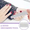 GLEAVI 10pcs Washable Nail Files Sponge Nail for Manicure Double-Sided Design for Fingernails Toenails Gray Color view 3
