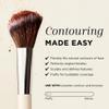 HALEYS Angled Contour Brush  Face Sculpting & Bronzer Brush for Powder & Cream Makeup, Precision Cheek Definition, Seamless Blendin, Vegan, Dermatologist-Tested view 2