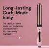 L'ANGE Hair Le Curl 25 MM Titanium Curling Wand | Professional 1 Inch Curling Iron for All Hair Types | Clip Free Hair Curler | Best Curling Wand for Tighter Curls & Beach Waves view 2