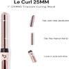 L'ANGE Hair Le Curl 25 MM Titanium Curling Wand | Professional 1 Inch Curling Iron for All Hair Types | Clip Free Hair Curler | Best Curling Wand for Tighter Curls & Beach Waves view 3