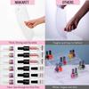 Makartt Nail Polish Organizer, Clear Universal Nail Polish Holder for 48 Bottles Bundle with Nail Drill Bits Holder Dustproof Stand Displayer Organizer view 3