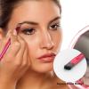 2-in-1 Multi-Function Brow Brush - Angled & Contour, Ultra-Thin Eyebrow Brush Makeup Tool (Brown, Black) view 2