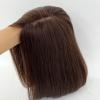 MorningWigs Human Hair Topper 10A Remy Hair Topper for Women Hairpieces 12x13cm Full Silk Base for Thinning Hair or Hair Loss 20 InchChestnut Brown view 1