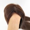 MorningWigs Human Hair Topper 10A Remy Hair Topper for Women Hairpieces 12x13cm Full Silk Base for Thinning Hair or Hair Loss 20 InchChestnut Brown view 3