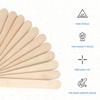 ForPro Premium Wood Applicators, Non-Sterile, Hair Removal Waxing Applicators, Medium, 4.5 L x .375 W, 500-Count (Pack of 4) view 4