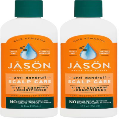 Jason Dandruff Relief Treatment 2-in-1 Shampoo & Conditioner, 12 Fl Oz (Pack of 2)