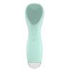 OJOINK Face Cleansing Brush, Silicone Waterproof Electric Face Scrubber for Deep Cleansing, Exfoliating and Massaging (Color : Green) view 1