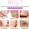 OJOINK Face Cleansing Brush, Silicone Waterproof Electric Face Scrubber for Deep Cleansing, Exfoliating and Massaging (Color : Pink) view 3