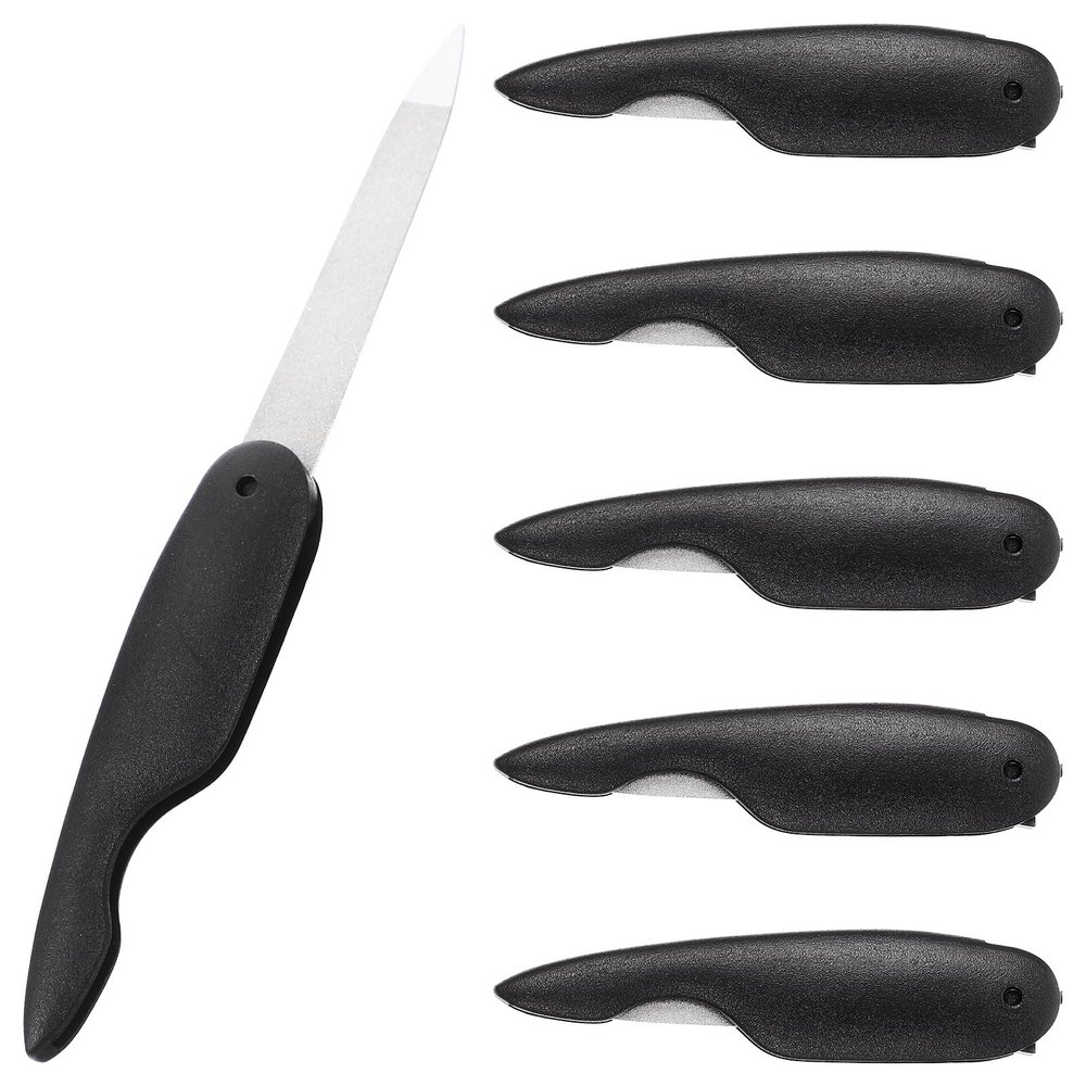 Healvian Foldable Nail File Mini Bird Design Dual-Sided Ceramic Emery Board Compact Portable Nail Shaping and Polishing Tool for Home Travel