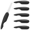 Healvian Foldable Nail File Mini Bird Design Dual-Sided Ceramic Emery Board Compact Portable Nail Shaping and Polishing Tool for Home Travel view 1