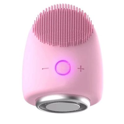 OJOINK Facial Cleansing Brush Rechargeable Face Brush Waterproof Face Cleansing Brush for Deep Skin Cleaning, Exfoliating (Color : Pink)
