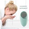 OJOINK Face Cleansing Brush, Silicone Waterproof Electric Face Scrubber with 5 Speeds for Deep Cleansing, Exfoliating and Massaging Face Cleansing Brush (Color : Green) view 3