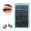 Bodermincer D Curl 16 Rows Large Pack 192 Cluster Eyelashes 8-10-12-14mm Mixed/10-12-14-16mm Mixed/12-14-16-18mm Mixed Length (10-12-14-16mm Mixed) view 1