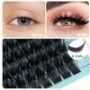 Bodermincer D Curl 16 Rows Large Pack 192 Cluster Eyelashes 8-10-12-14mm Mixed/10-12-14-16mm Mixed/12-14-16-18mm Mixed Length (10-12-14-16mm Mixed) view 3